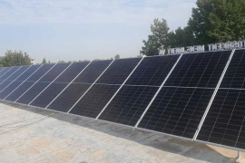 Sotaman, Quyosh panellari o'rnatish установка cолнечных панелей cолнечные панел