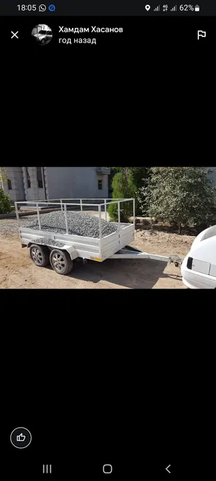 Легковой прицеп мудатли тулов асосида прицеп