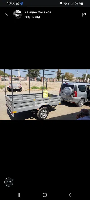 Легковой прицеп мудатли тулов асосида прицеп