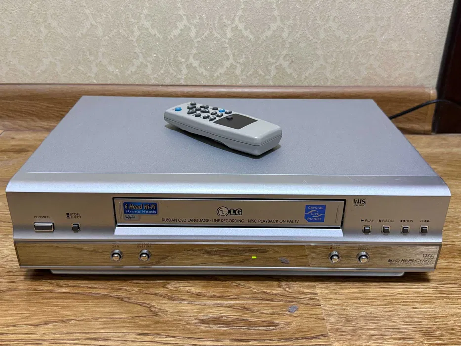 Видеомагнитофон LG 6-Head Hi-Fi Stereo. Made In Korea! [Новый]