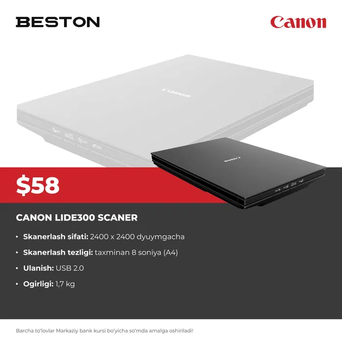 Scaner CANON LIDE 300
