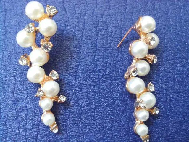 Серьги и колье, жемчуг. Корея