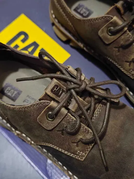 Кожаные туфли, мужские оригинал makasima Caterpillar Flex [39-45]