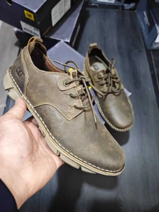 Кожаные туфли, мужские оригинал makasima Caterpillar Flex [39-45]