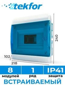 Продам, Щиты пластиковые 8 модулей IP41 Россия Текфор