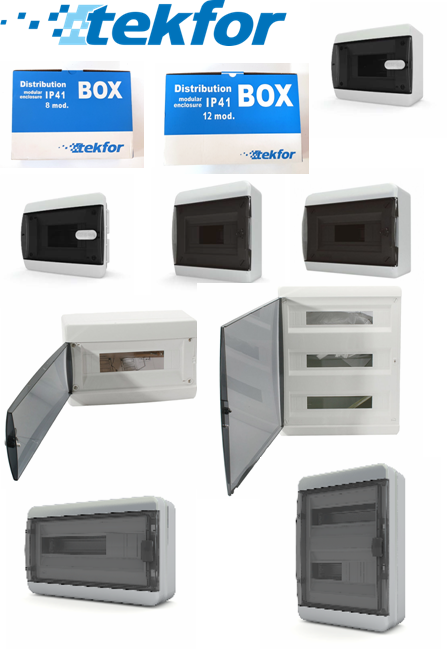 Щит распределительный  навесной CNK 40-18, 18 модулей  IP41 Текфор