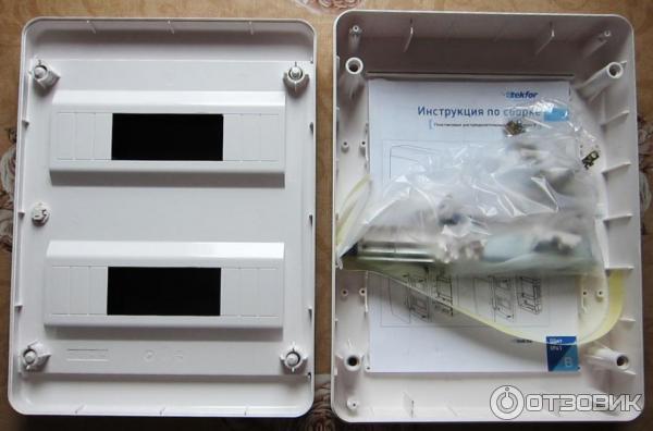 Пластиковый распределительный щит на 24 модуля IP41,Текфор