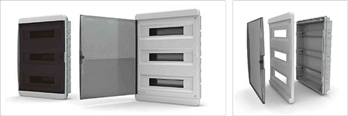 Пластиковые распределительные щиты на 54 модулей IP41 Текфор