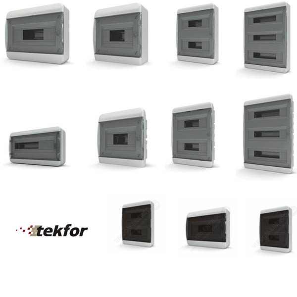 Пластиковые распределительные щиты на 54 модулей IP41 Текфор