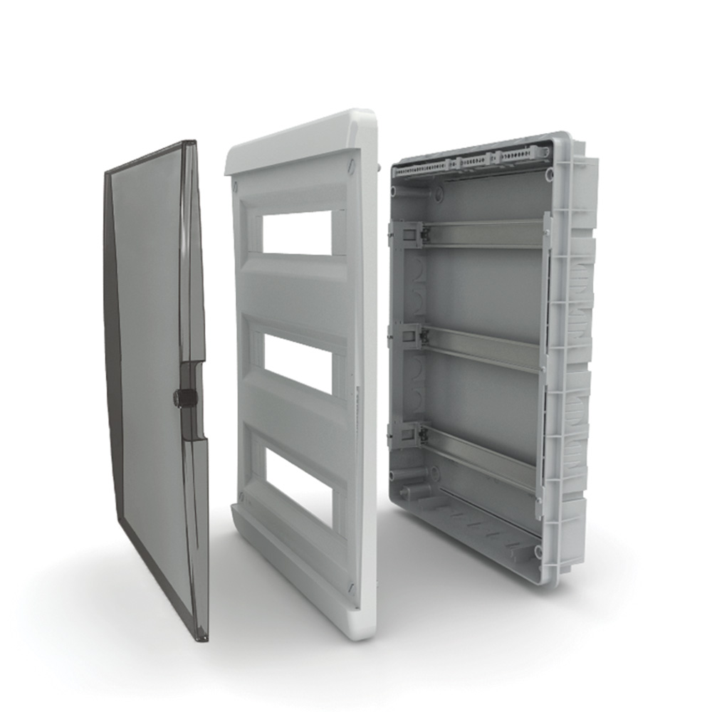 Пластиковые распределительные щиты на 54 модулей IP41 Текфор