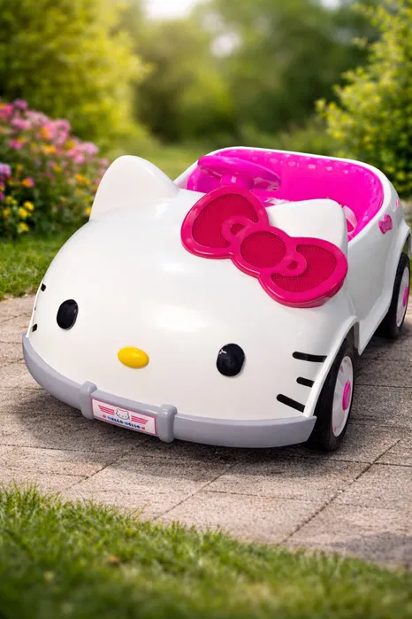Hello Kitty Bolalar mashinasi 6 yoshgacha детская машина с пультом
