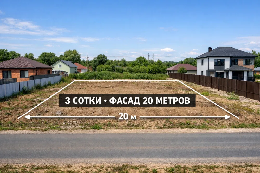 Участок 3 сотки • фасад 20м • Олтинтепа (Циалковского) Мирзо-Улугбек