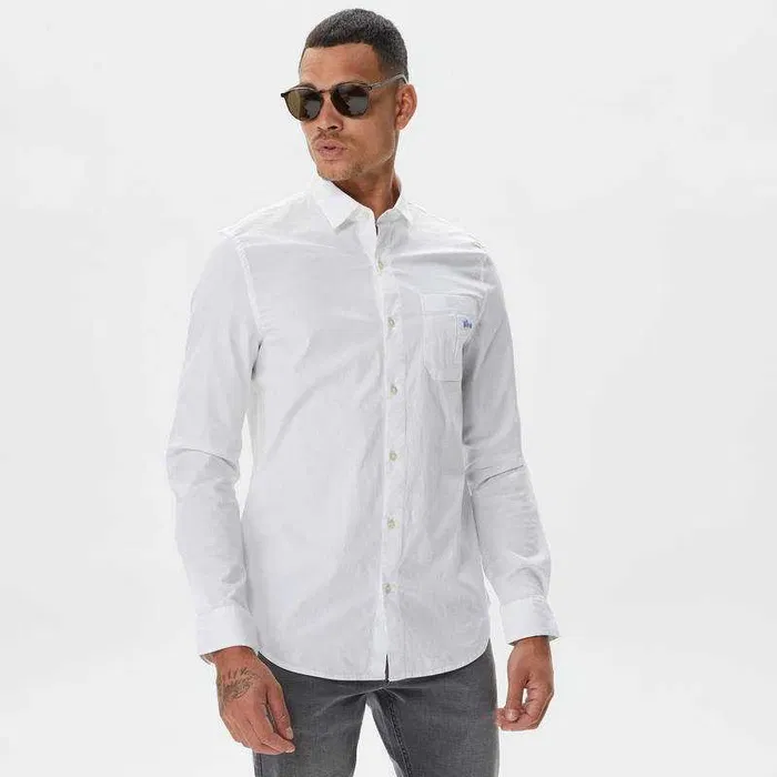 Белая мужская рубашкa Guess XXL