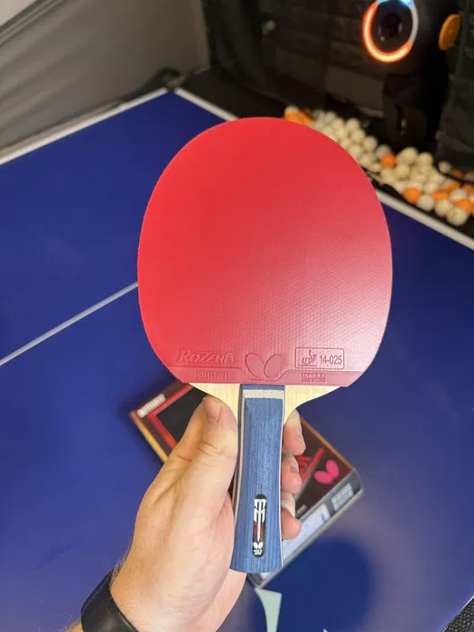 Timo Boll CAF и накладки Rozena профессиональная ракетка