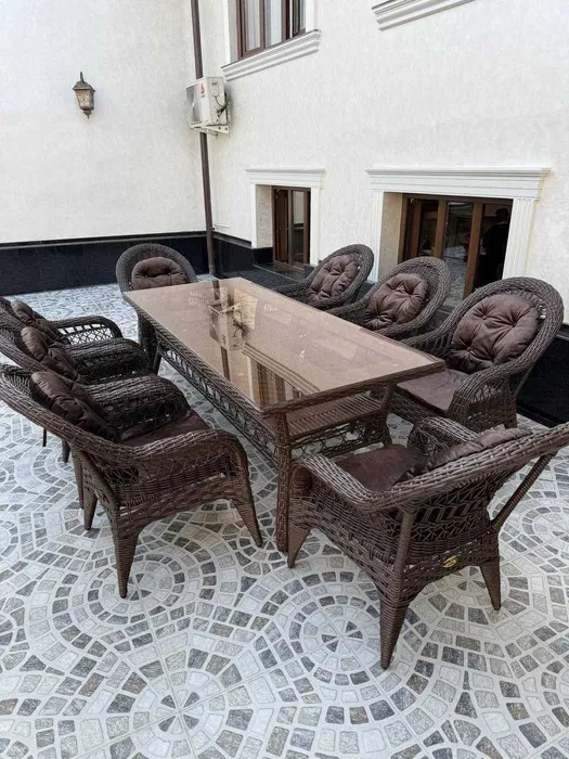 Sifatli ratan stol-stul va kachelalar (dostavka bor)