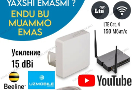Sotaman, simsiz internet wifi o'rnatish istalgan joyda simsiz wifi 4g antenna