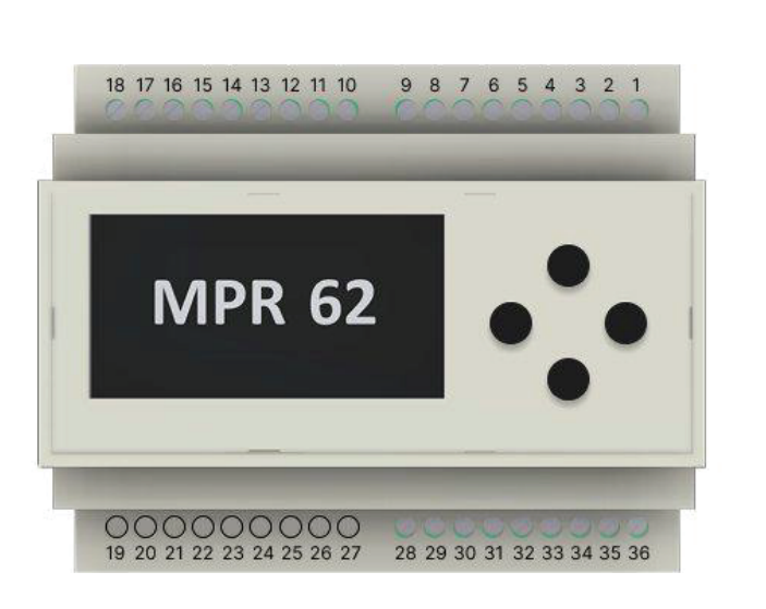Реле комплексной защиты трехфазных электродвигателей MPR 62