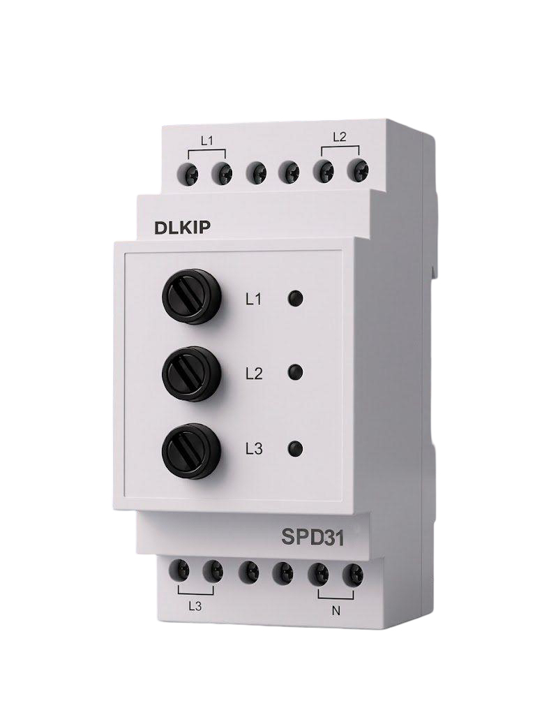 Блок защиты 3×380 В на DIN-рейку DLKIP