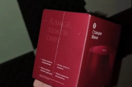 Продам, Яндекс станция мини, бардовый, Новый