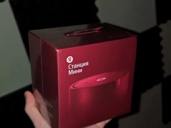 Продам, Яндекс станция мини, бардовый, Новый