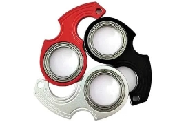 Tekinga beraman, Брелок-спиннер антистресс, для ключа, оригинал алюминиевый