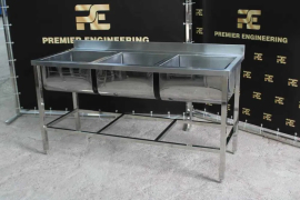 Sotaman, Ванна мойка 3х секционная нержавейка, 2,700,000 сум