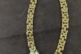 Тилла браслет,Туркия, золотая браслет проба 585, вес 14,83. размер 2