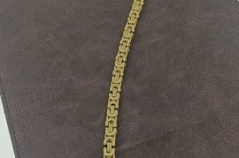 Тилла браслет,Туркия, золотая браслет проба 585, вес 14,83. размер 2