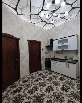 Yangi qurilgan domdan pishiq gishtli 2 xonali uy sotiladi