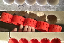 Продам, КУ-1101 68 x 40 мм самые качественные подрозетники в Ташкенте. Огнестойкость 650°C.