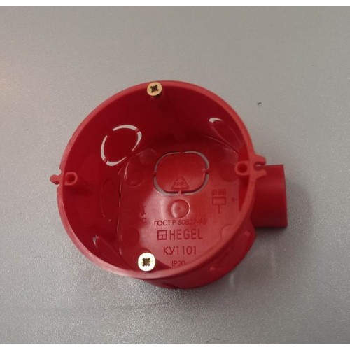 КУ-1101 68 x 40 мм самые качественные подрозетники в Ташкенте. Огнестойкость 650°C.