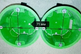 Продам, Подрозетники КУ1201,1202,1203,1204,1205,1206 HEGEL для гипсокартона