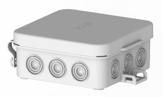 Серия разветвительных коробок для открытого монтажа КР-2501 81 x 38 x 30мм мм