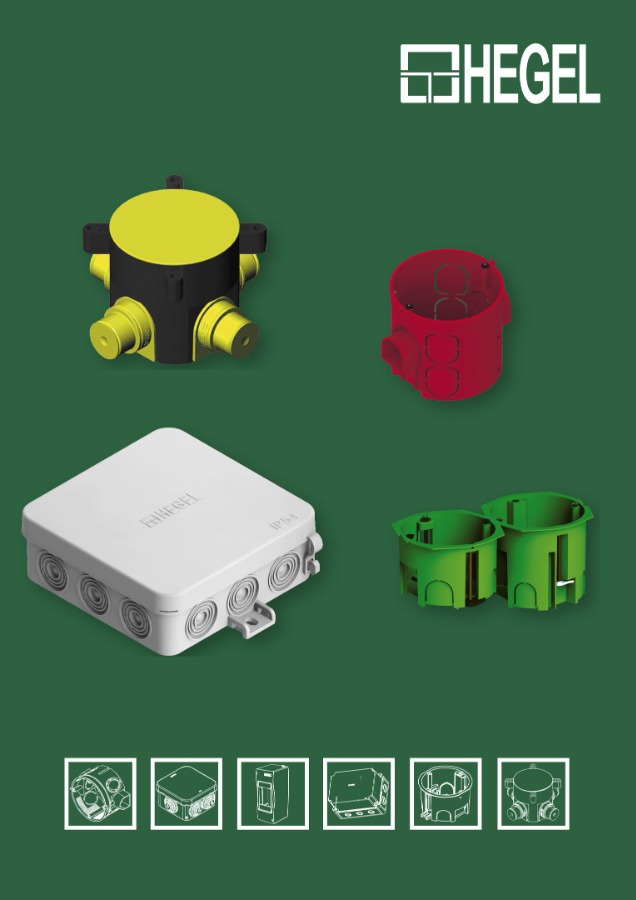 Серия разветвительных коробок для открытого монтажа КР-2501 81 x 38 x 30мм мм