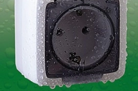 Продам, Ультратонкие розетки и выключатели открытой установки степень защиты IP44 от HEGEL