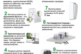 Продам, Серия розеток выключателей ALFA открытой установки от HEGEL