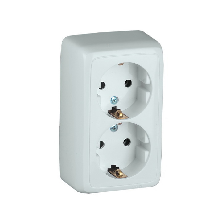 Серия розеток выключателей ALFA открытой установки от HEGEL