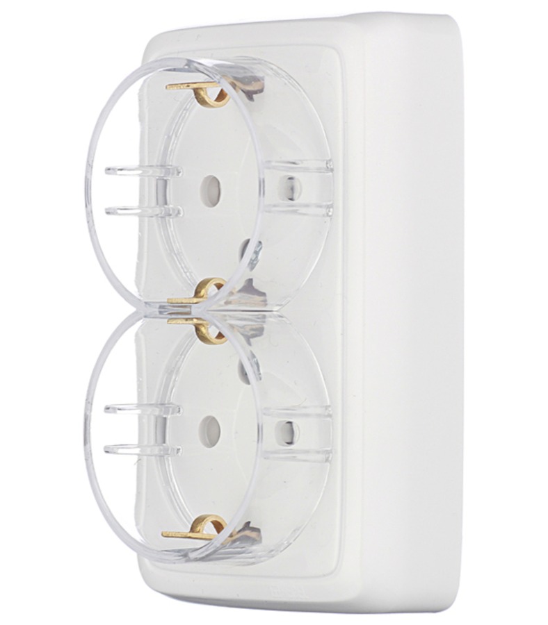 Серия розеток выключателей ALFA открытой установки от HEGEL