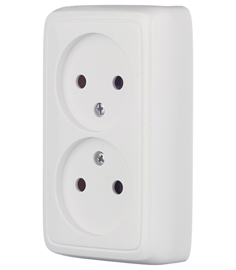 Серия розеток выключателей ALFA открытой установки от HEGEL